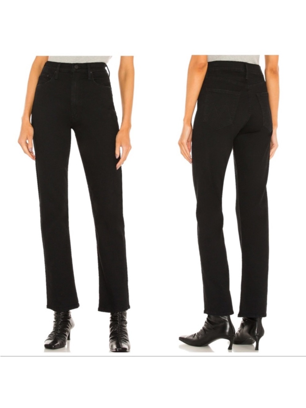 MOTHER High Waisted Rider Ankle Jeans In Not Guilty Size 30